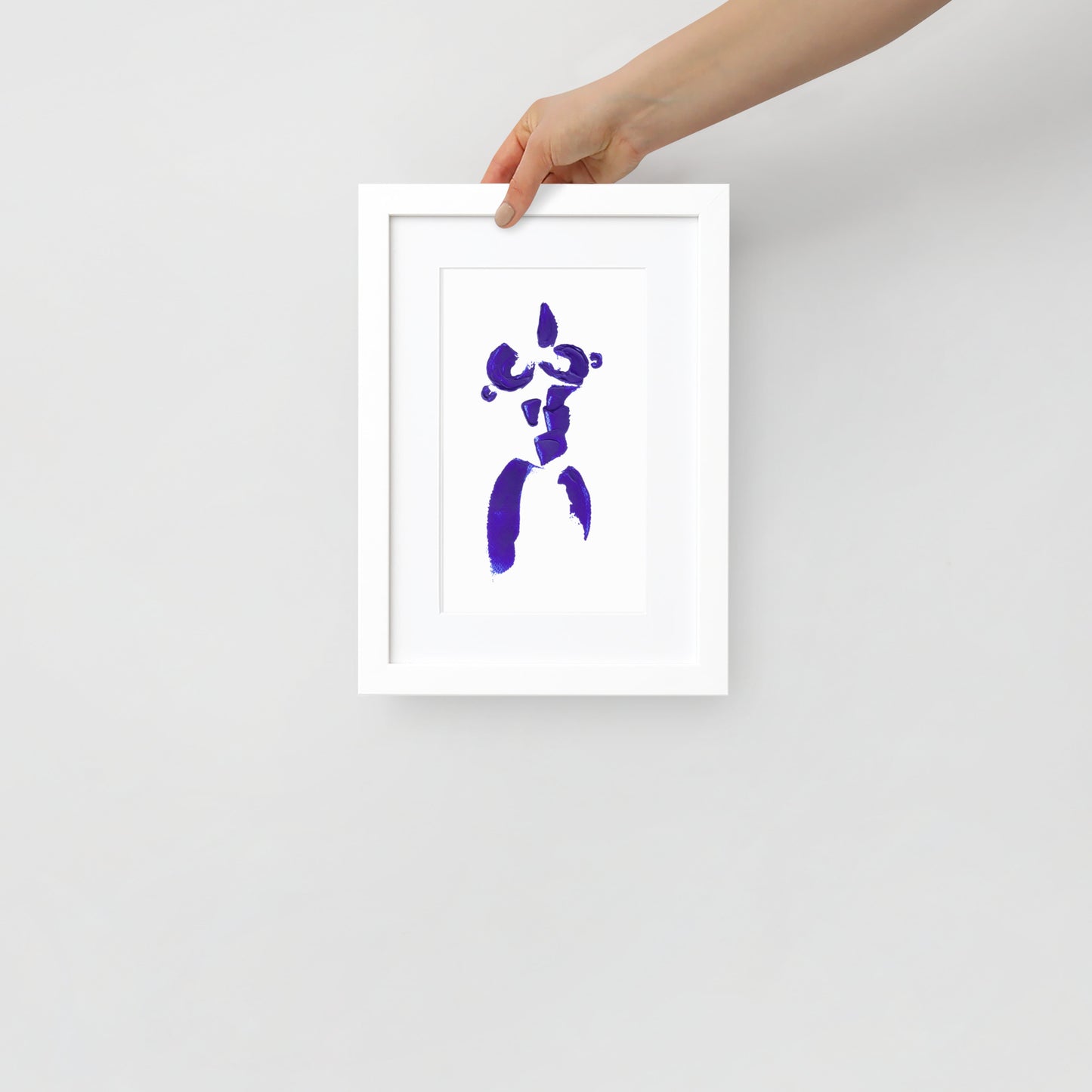 MINI COBALT BLUE FRAMED POSTER