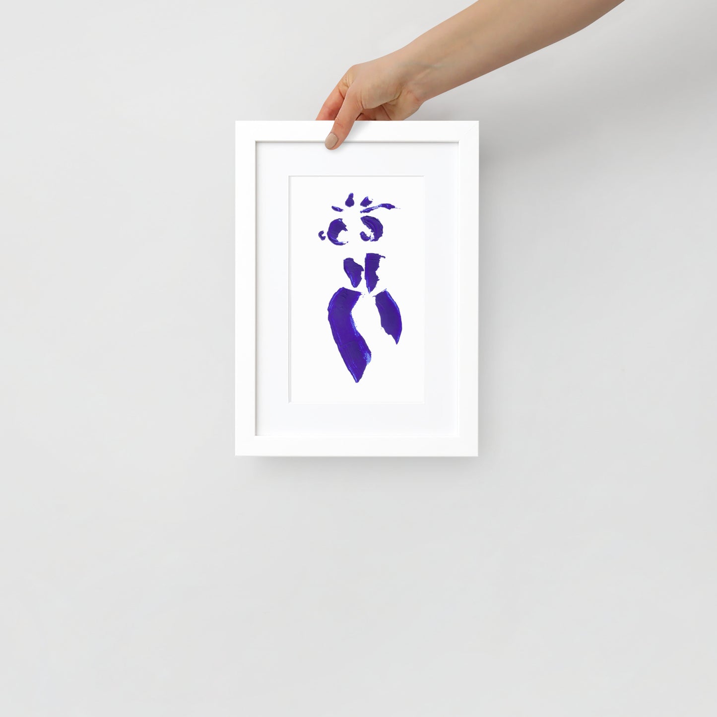 MINI COBALT BLUE FRAMED POSTER