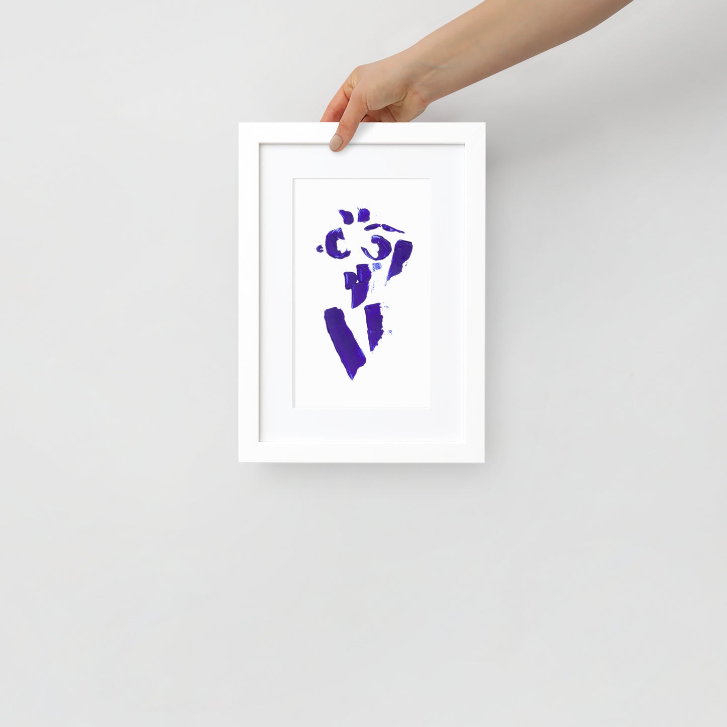 MINI COBALT BLUE FRAMED POSTER