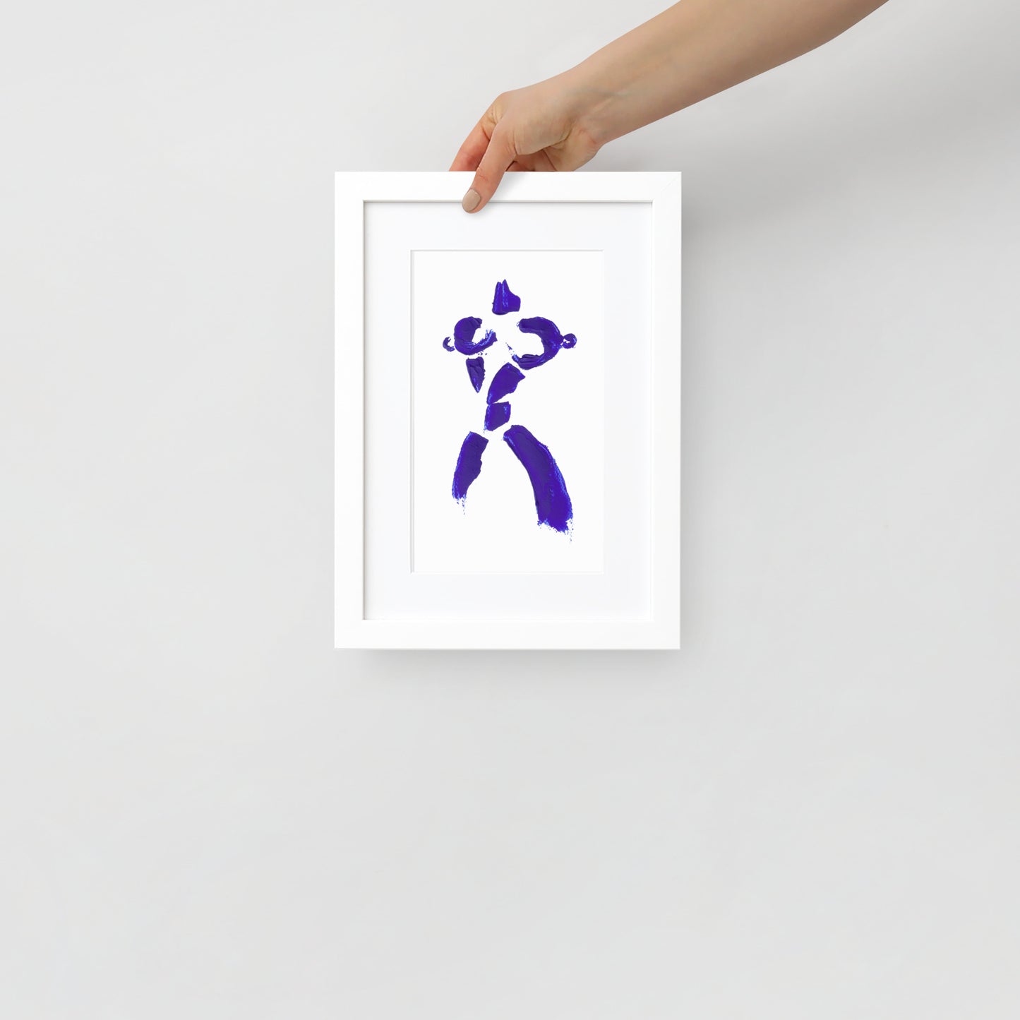 MINI COBALT BLUE FRAMED POSTER