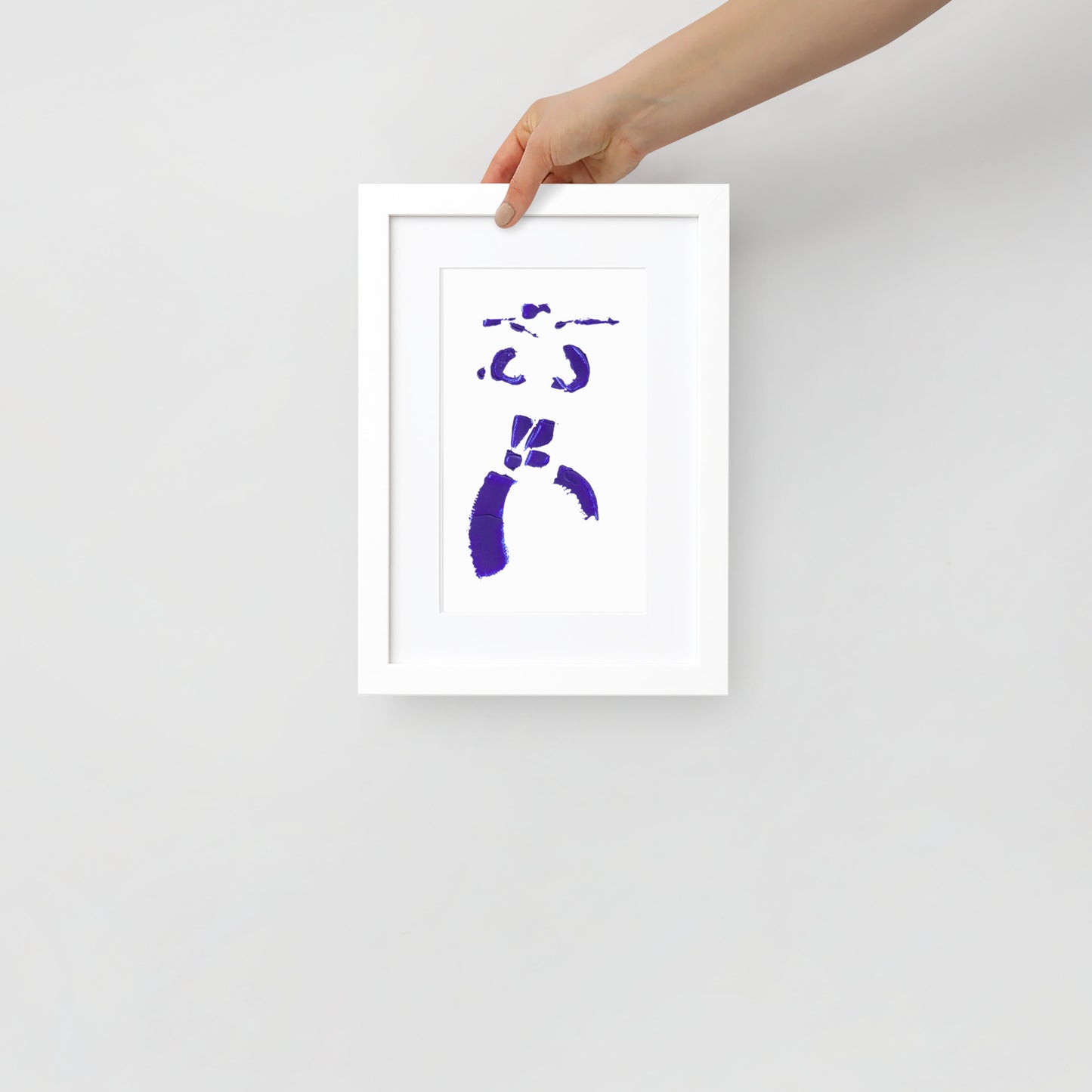 MINI COBALT BLUE FRAMED POSTER