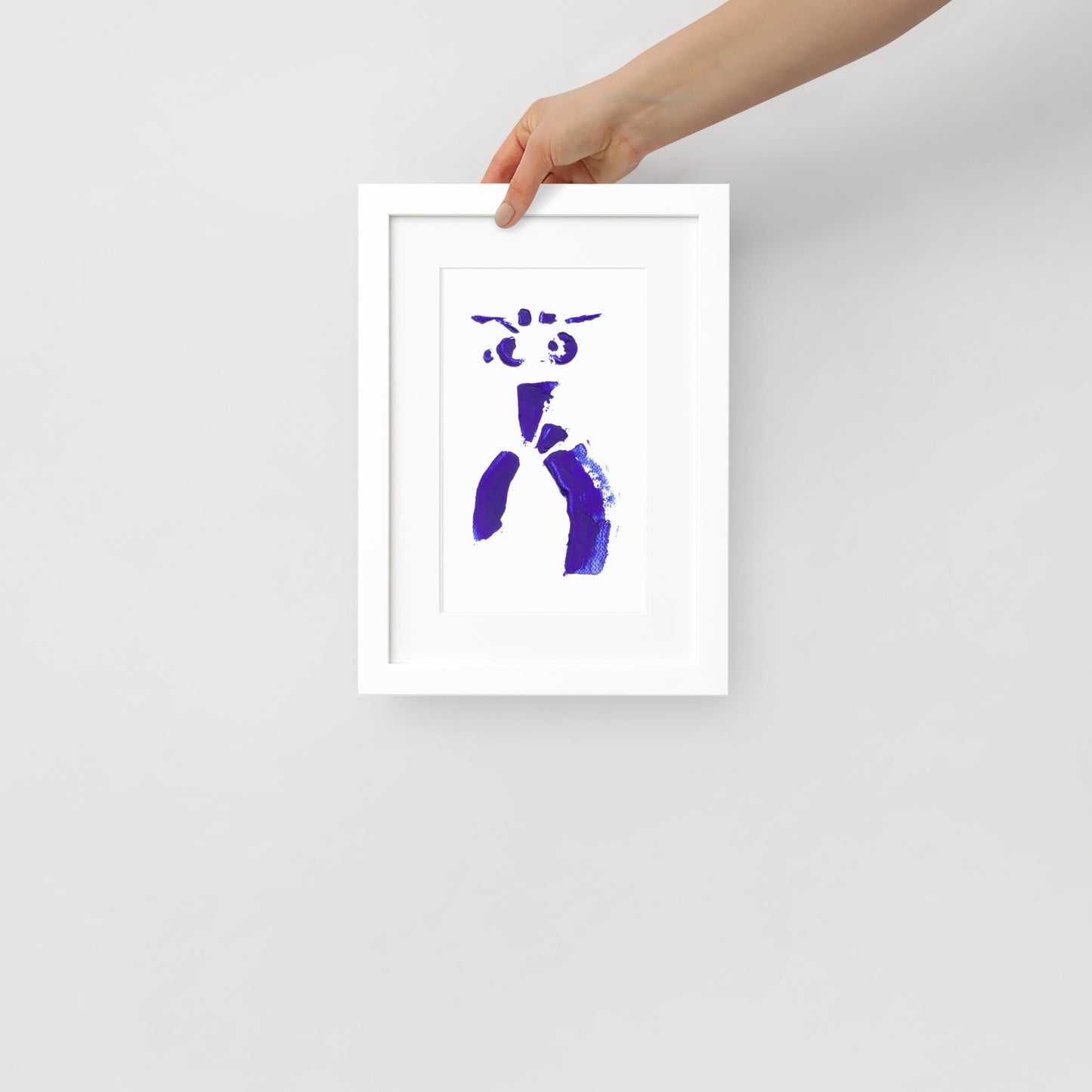MINI COBALT BLUE FRAMED POSTER