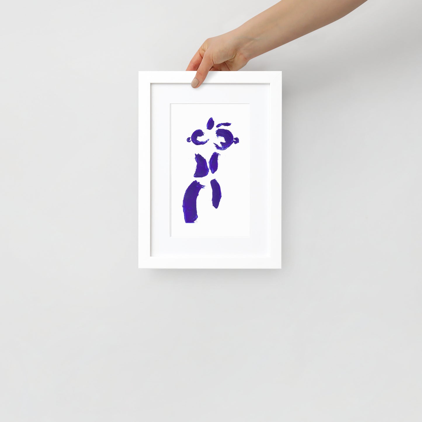 MINI COBALT BLUE FRAMED POSTER