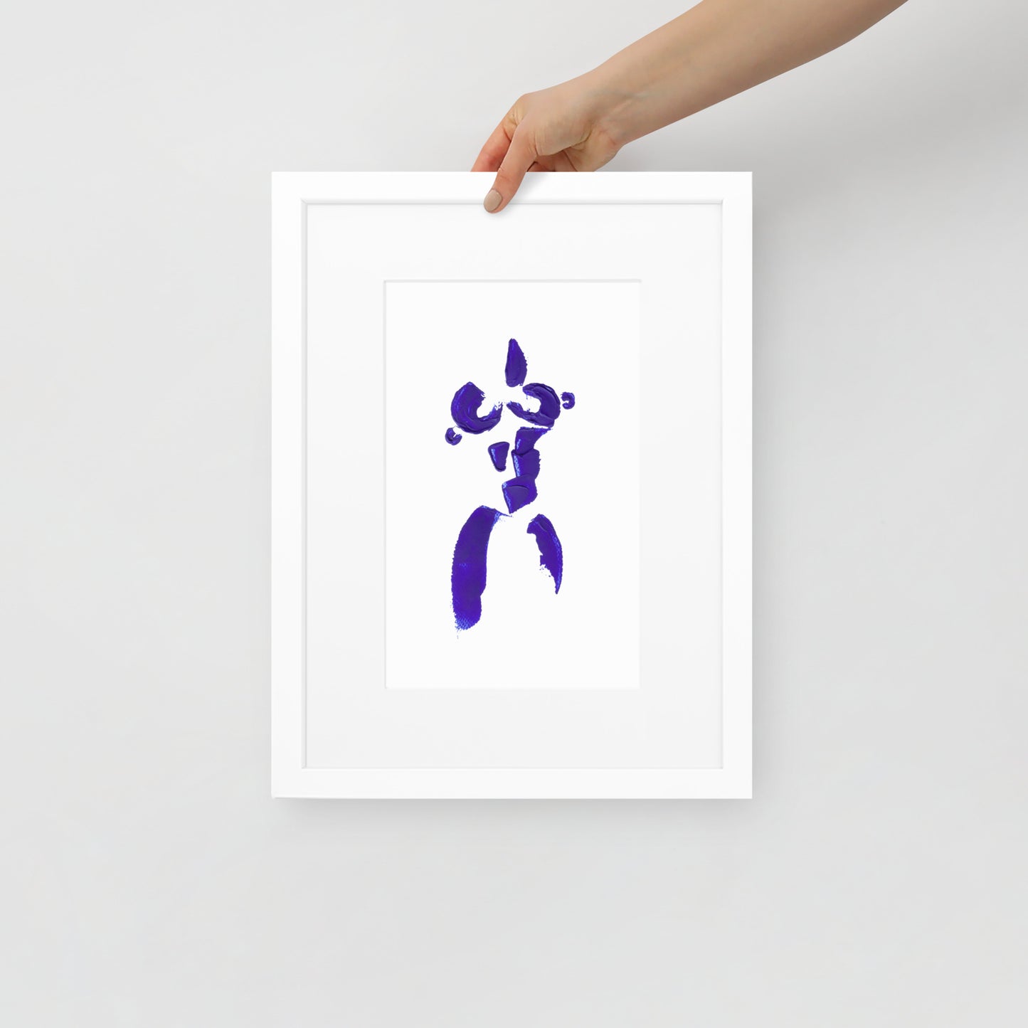 MINI COBALT BLUE FRAMED POSTER