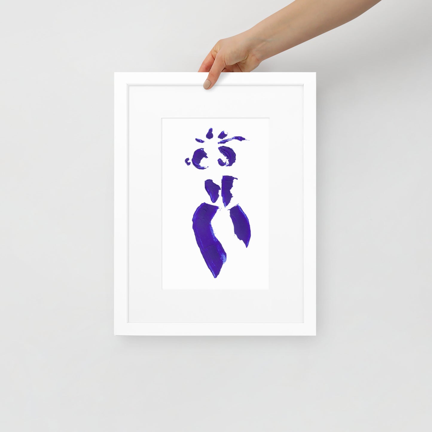 MINI COBALT BLUE FRAMED POSTER