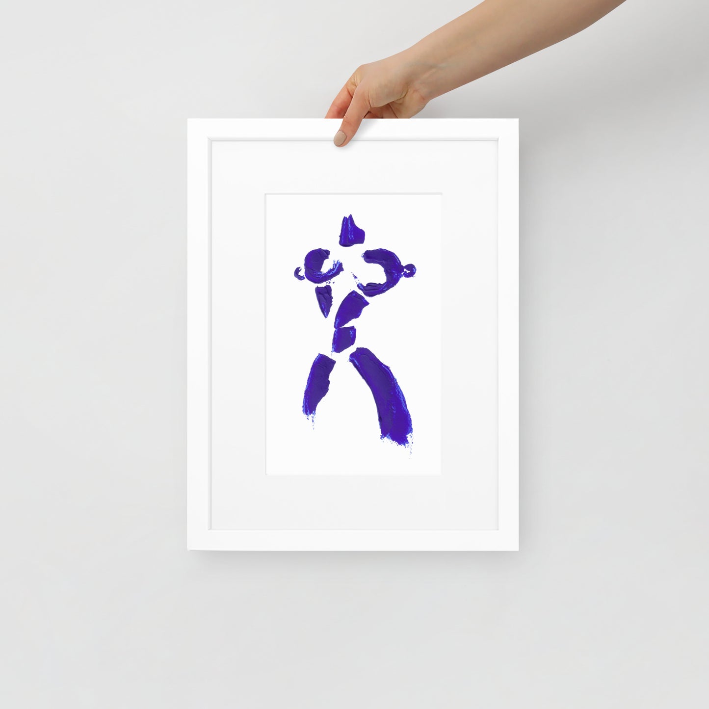 MINI COBALT BLUE FRAMED POSTER