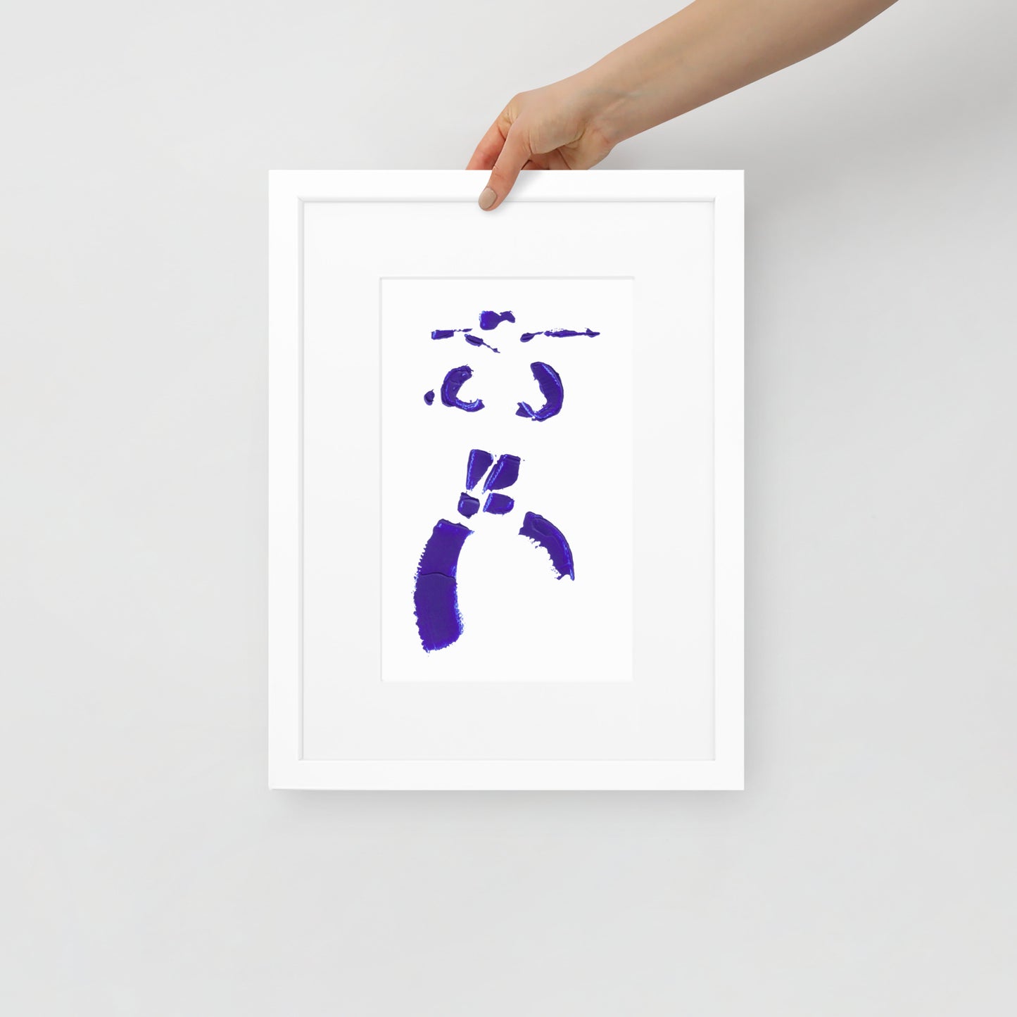 MINI COBALT BLUE FRAMED POSTER
