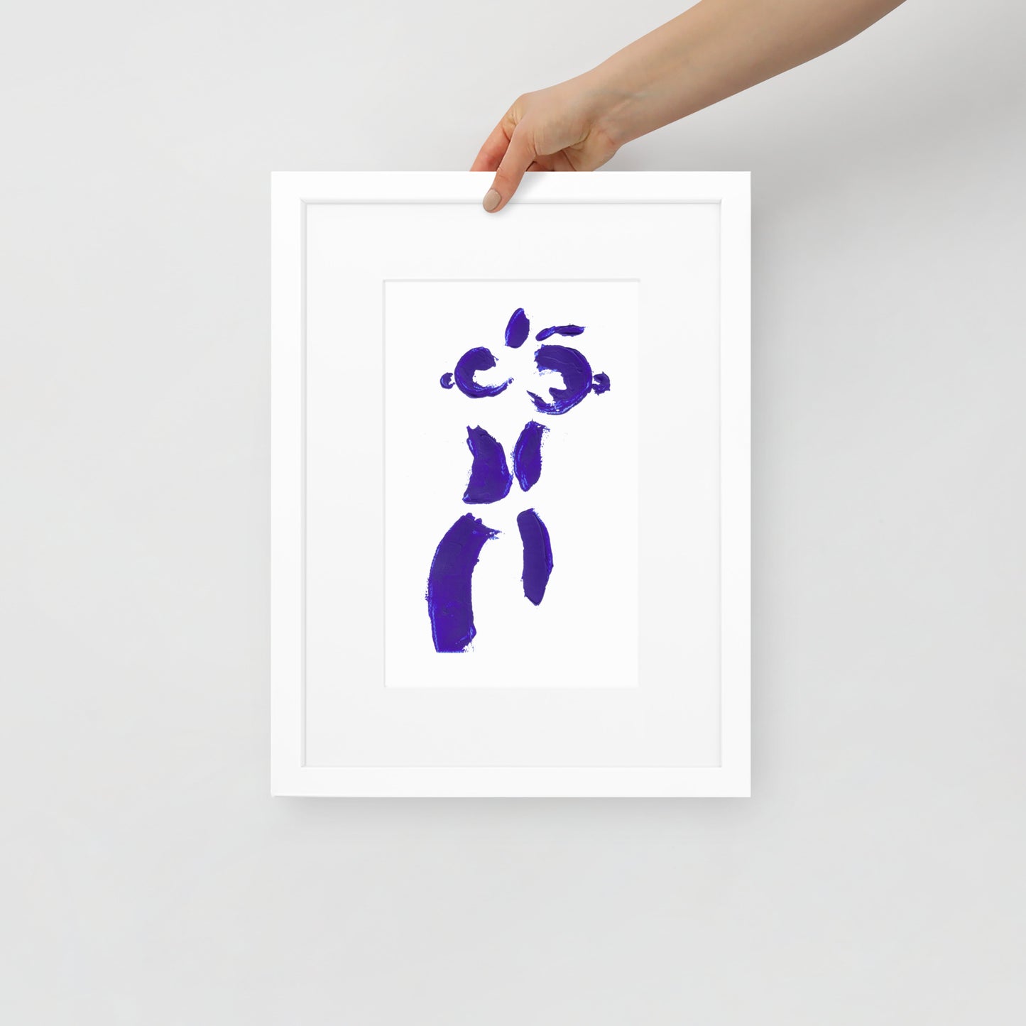 MINI COBALT BLUE FRAMED POSTER