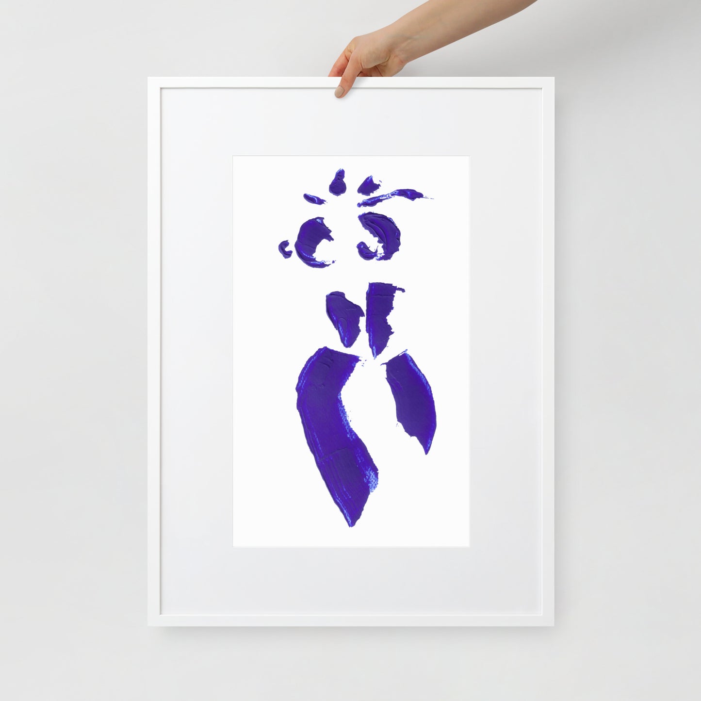 MINI COBALT BLUE FRAMED POSTER