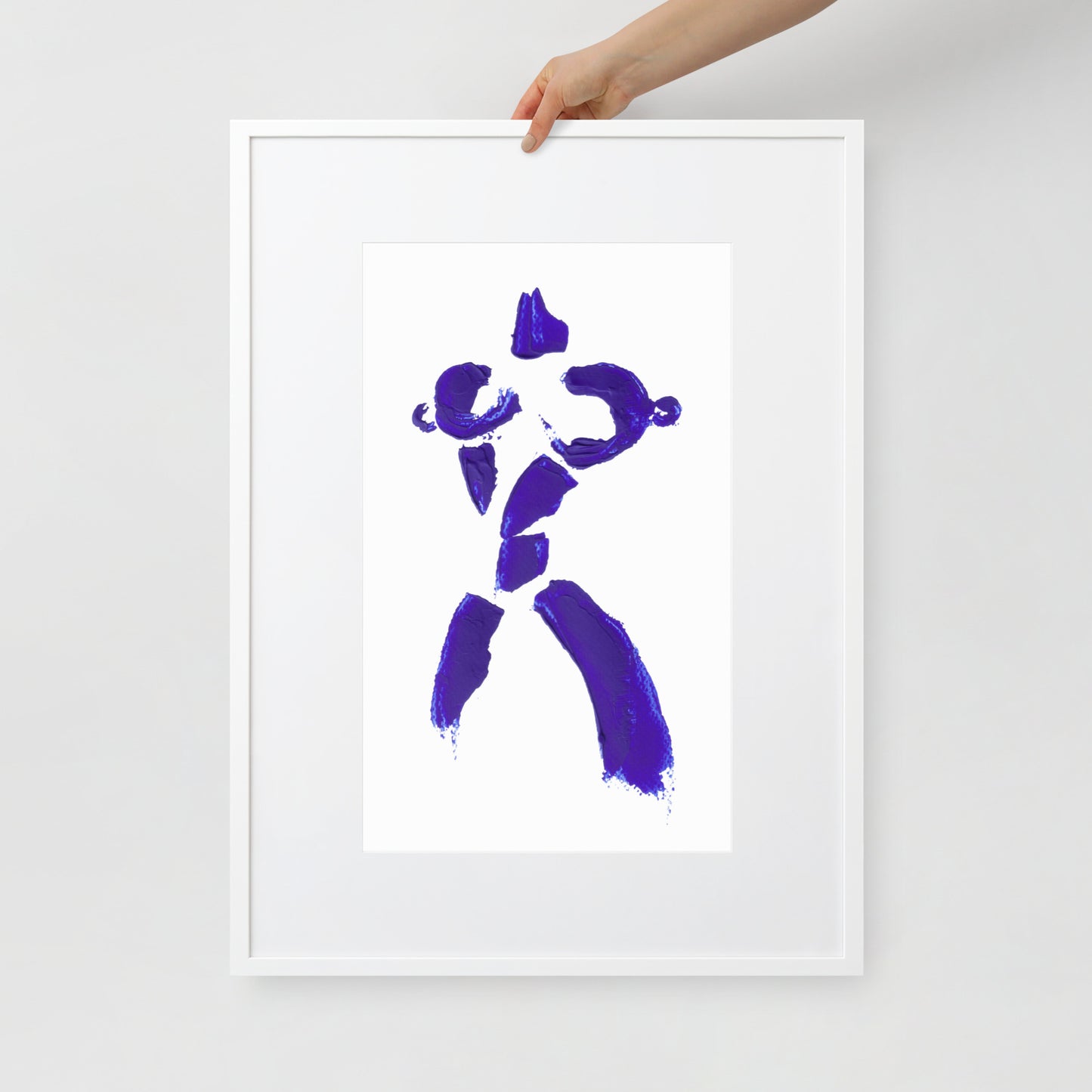 MINI COBALT BLUE FRAMED POSTER