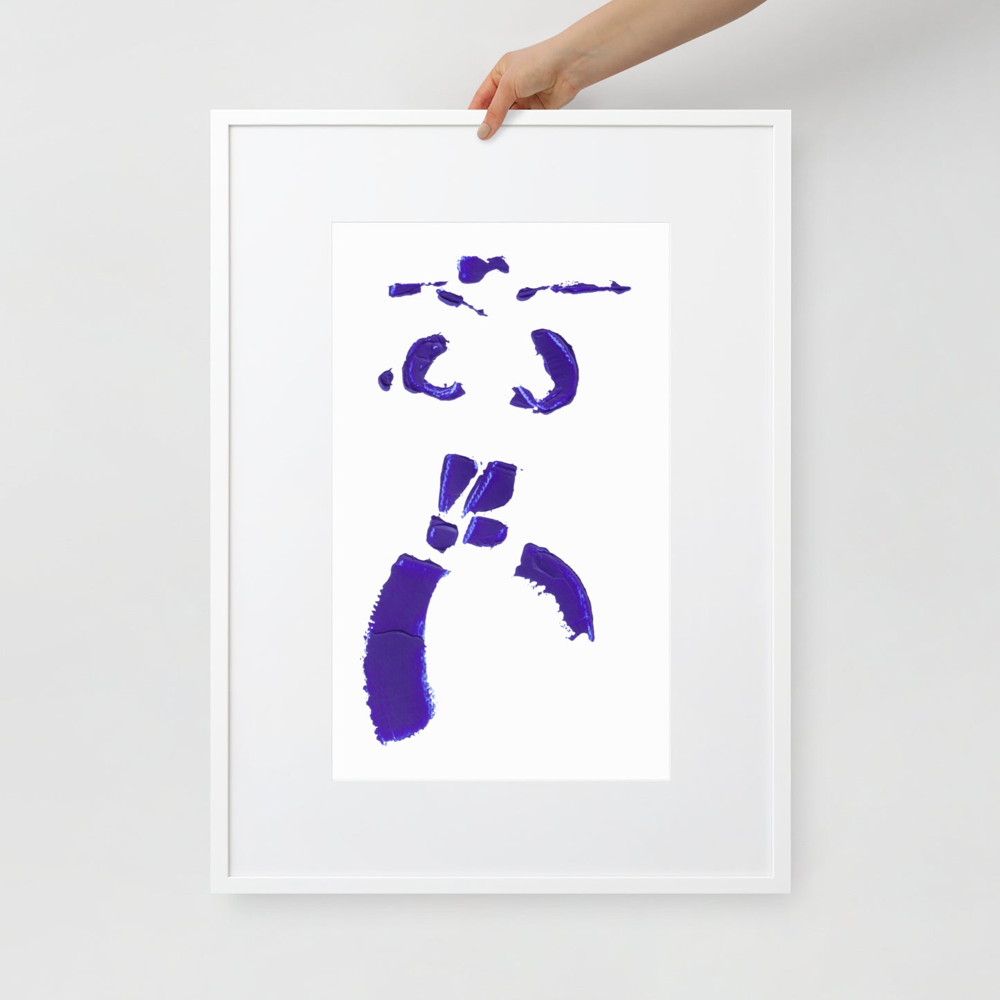 MINI COBALT BLUE FRAMED POSTER
