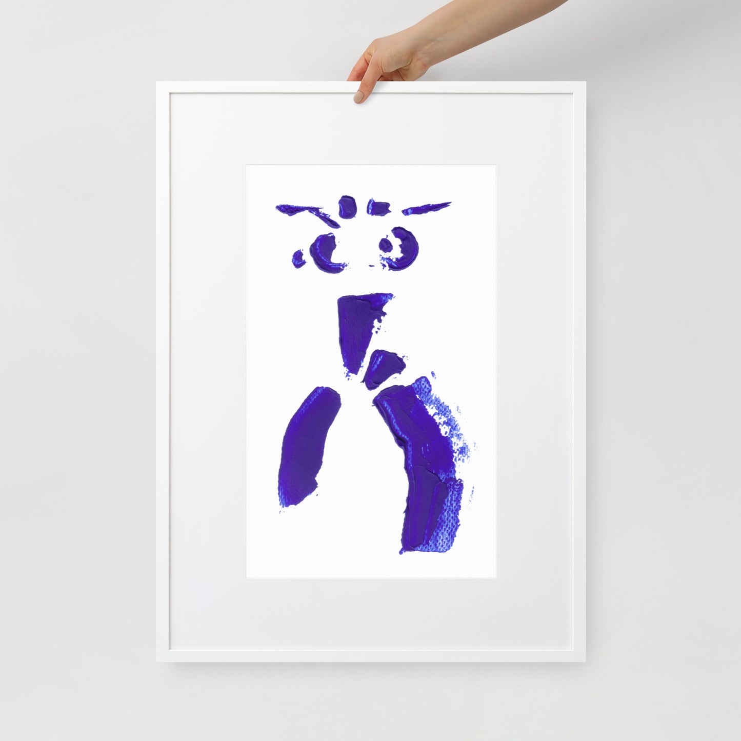 MINI COBALT BLUE FRAMED POSTER