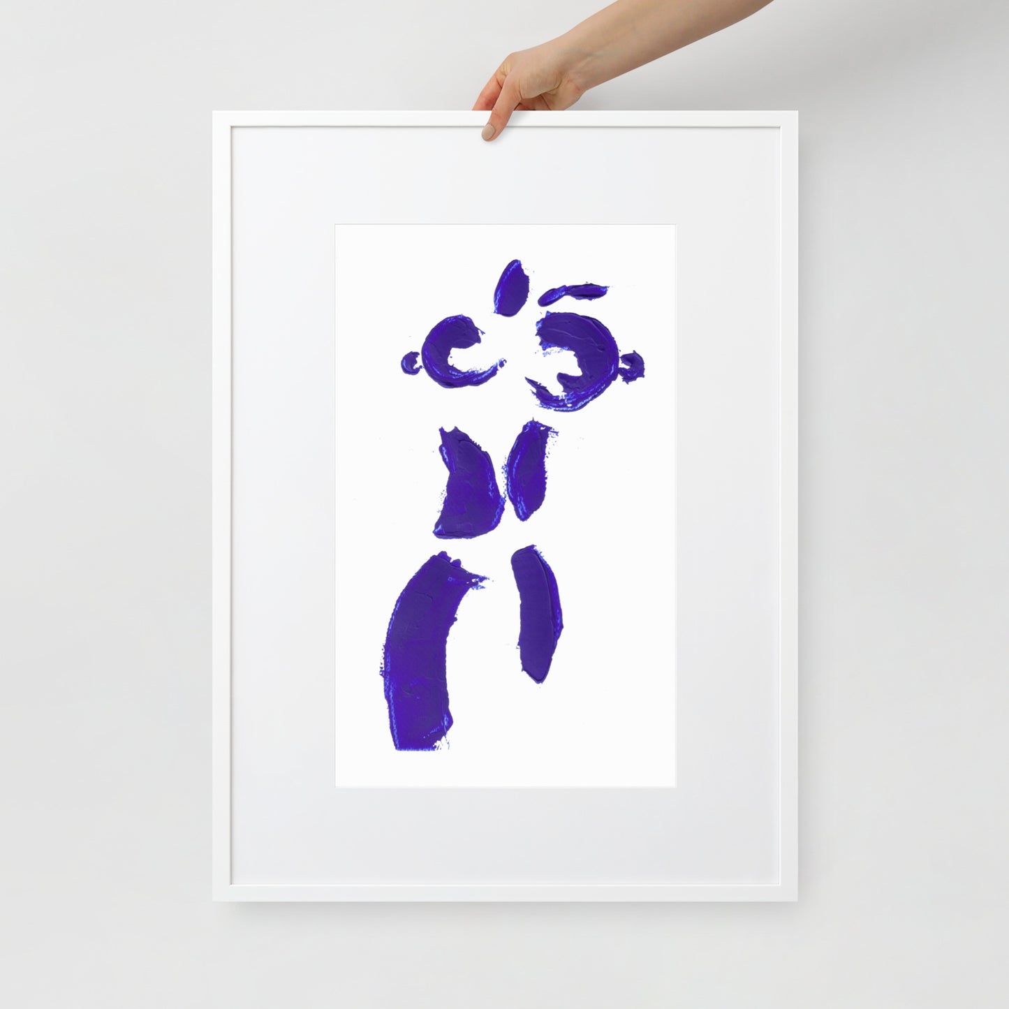 MINI COBALT BLUE FRAMED POSTER