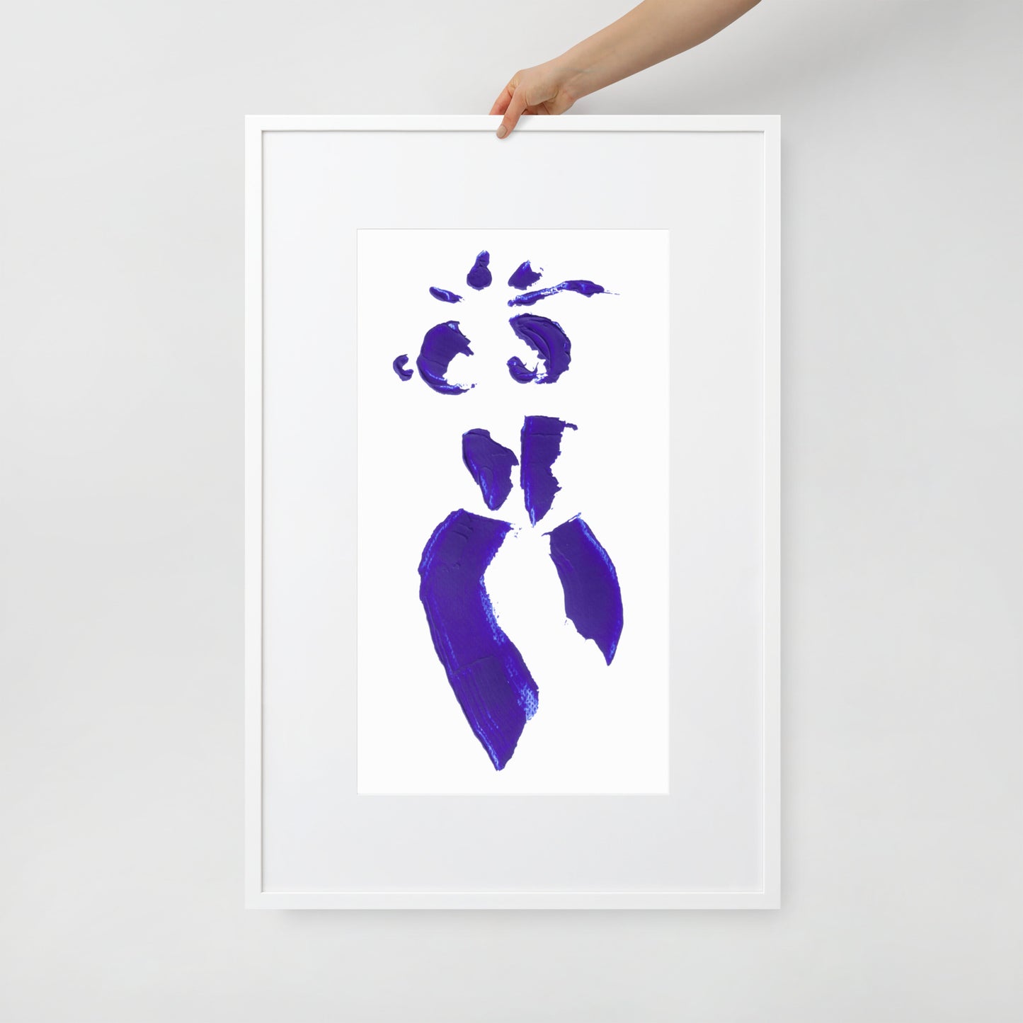 MINI COBALT BLUE FRAMED POSTER