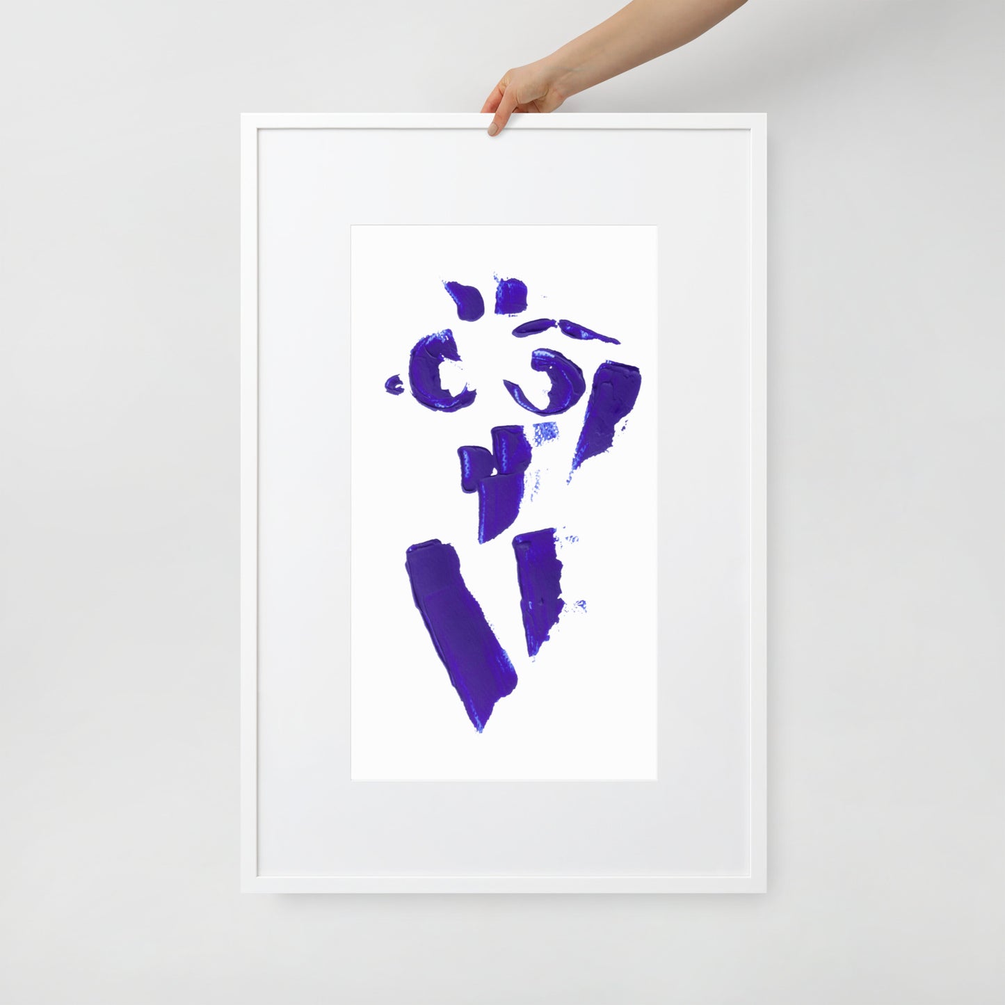 MINI COBALT BLUE FRAMED POSTER
