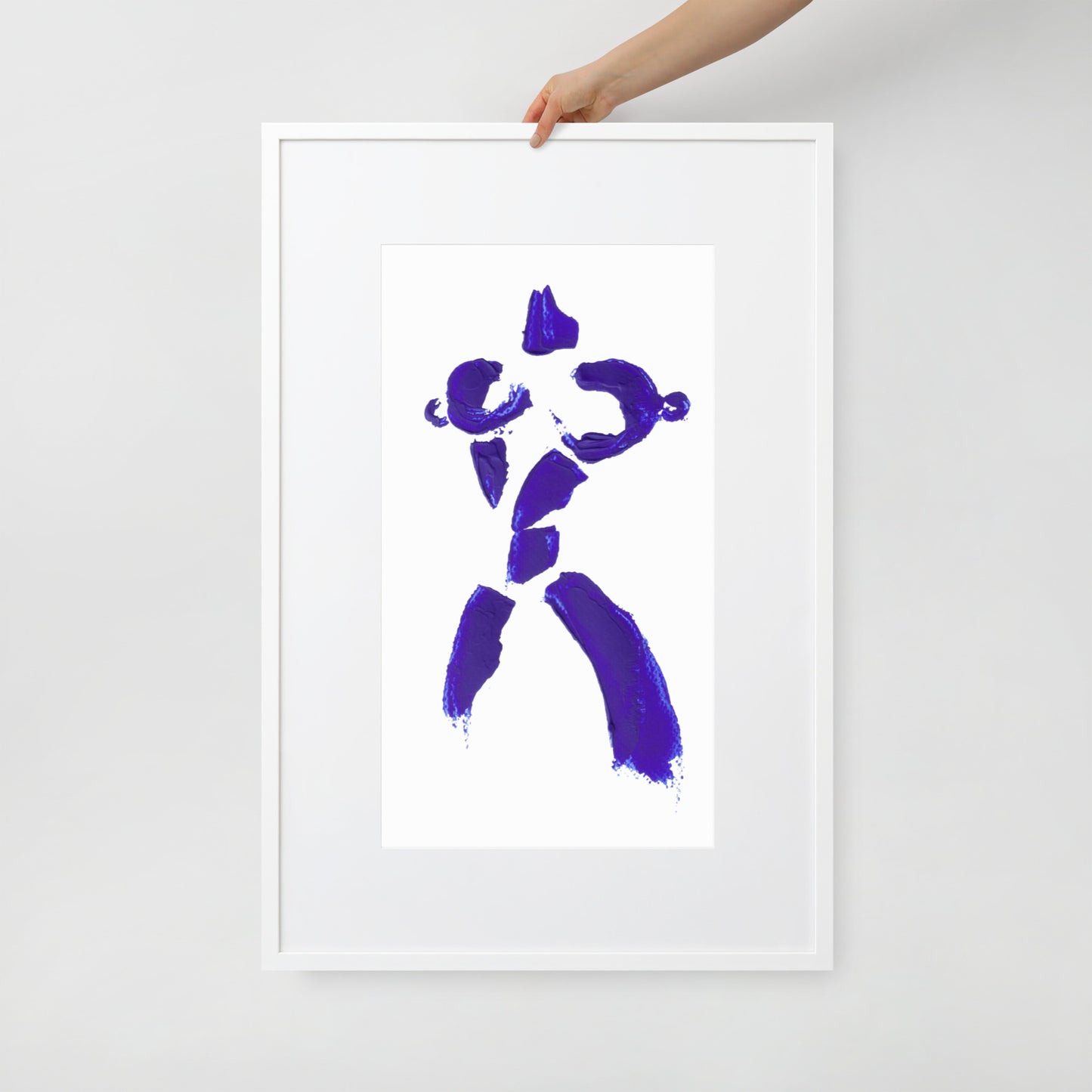 MINI COBALT BLUE FRAMED POSTER
