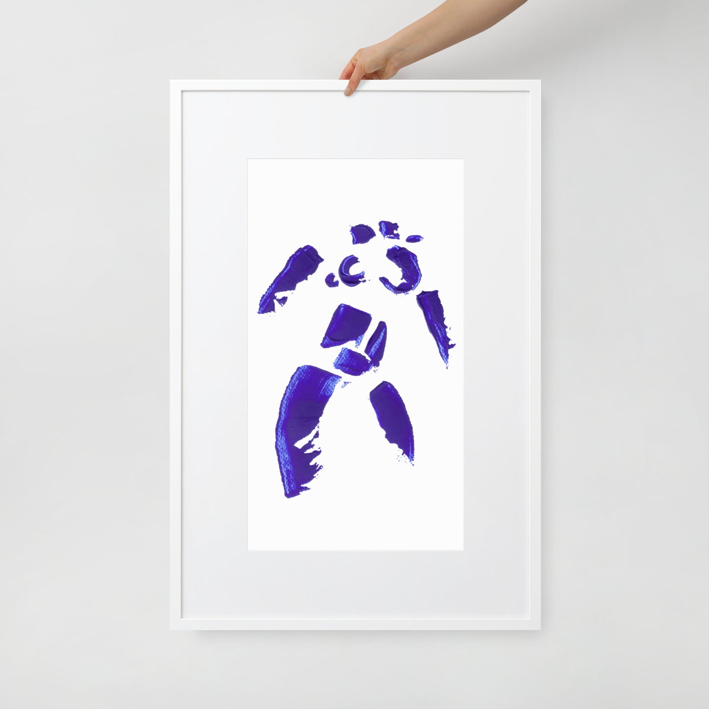 MINI COBALT BLUE FRAMED POSTER
