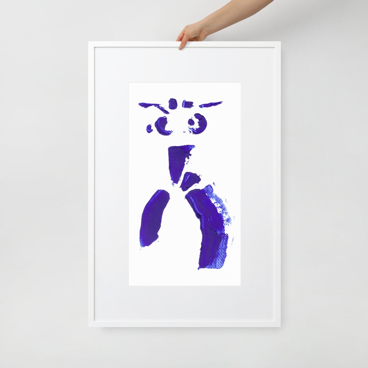 MINI COBALT BLUE FRAMED POSTER