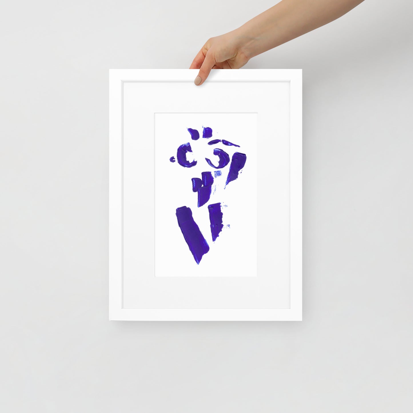 MINI COBALT BLUE FRAMED POSTER