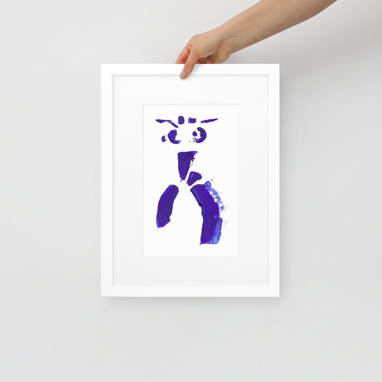 MINI COBALT BLUE FRAMED POSTER
