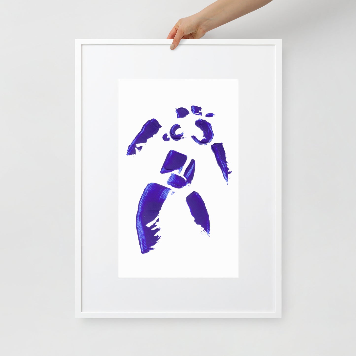 MINI COBALT BLUE FRAMED POSTER