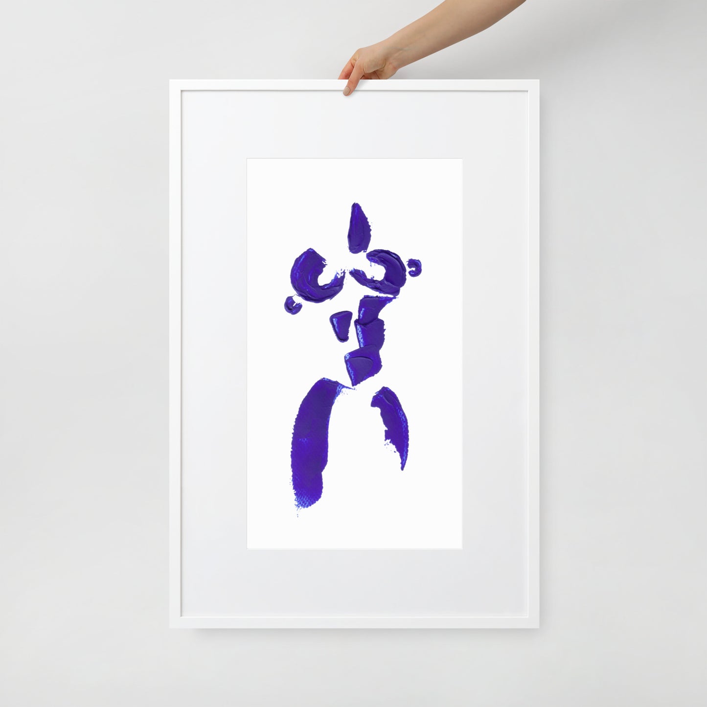 MINI COBALT BLUE FRAMED POSTER
