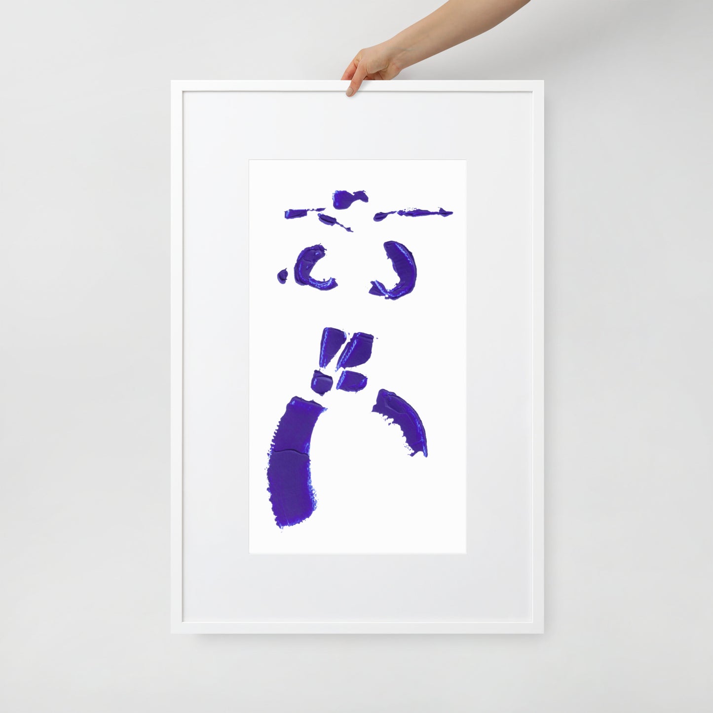 MINI COBALT BLUE FRAMED POSTER